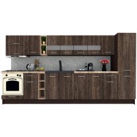 Bucatarie MARINA NEW 370 A Wenge / Decor 7648